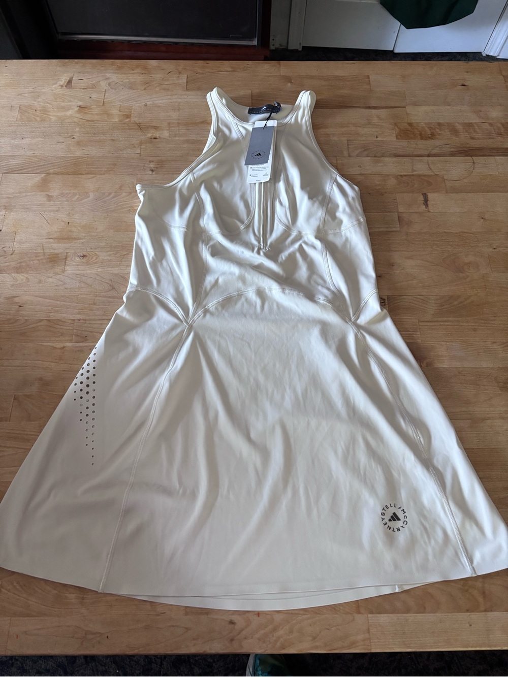 Stella McCartney x Adidas Women’s Cream Tennis Dress